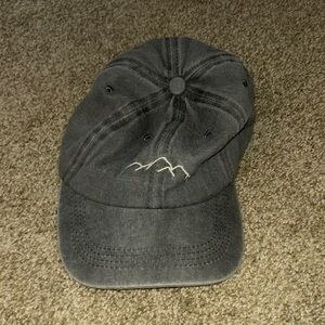 Charcoal Embroidered Baseball Cap